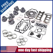 AJ126 Engine Rebuild Gasket Piston Kit Bearing Set for Jaguar Land Rover 3.0L V6