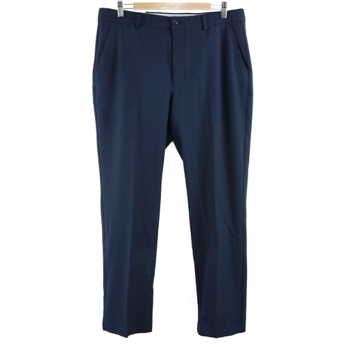 Greg Norman Men's Ultimate Travel Golf/Casual Dress Pant, 36x34, Navy