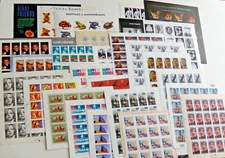 Four Sheets x 20 = 80 Assorted of Mixed Designs 37¢ US Postage Stamps. FV $29.60