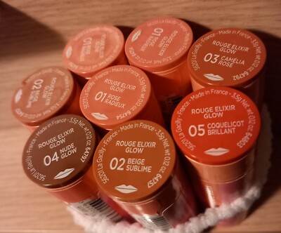 Rouge Elixir Glow Lippenstift Yves Rocher 1, 2, 3, 4, 5 Lippen Spiegeleffekt