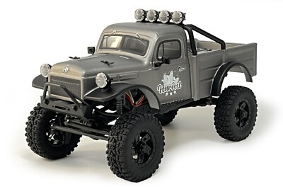 RC Crawler Hobby Plus CR18P EVO Matte Gunmetal Harvest 1/18 Scale 4WD Truck RTR