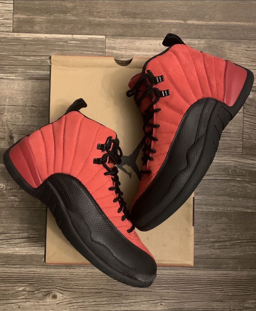 靴 Nike Air Jordan 12 \"Reverse Flu Game\" Jordan 12 Retro Reverse Flu Game Men's Shoes Size 9.5 COA | eBay