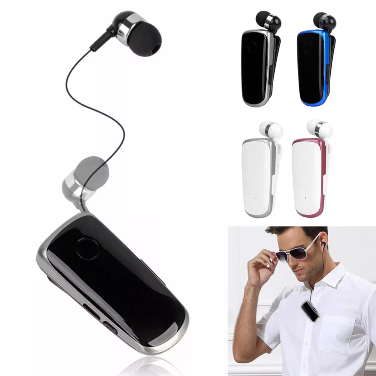 Bluetooth Headset Stereo Wireless Earphone Business Headphone Hands free Call