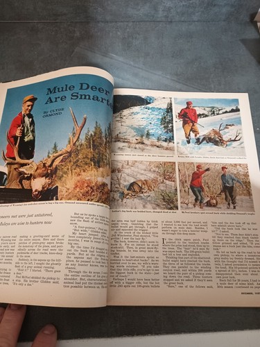 Vintage DECEMBER 1957 Outdoor Life Magazine Hunting Fishing Firearms Sportsman - Picture 9 of 11