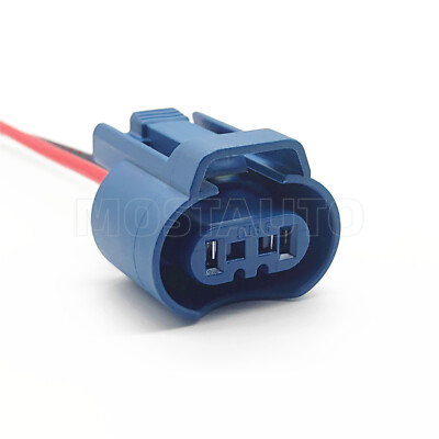 #ad #ad High beam Connector Pigtail Plug For 2006 2015 Honda Civic Hybrid $13.29