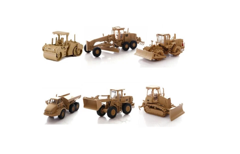   1/50 Caterpillar CAT Military Wheel Tractor Truck Soil Compactor Grader MODEL - Image 2 of 4