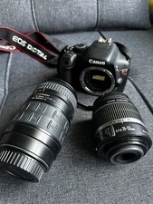 Canon Eos Rebel T2i Preowned  Cannon Efs 18-55mm Quantaray 70-300mm Tele-macro