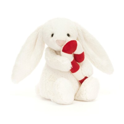 Jellycat Bashful Bunny With Candy Cane-Christmas gifts | eBay