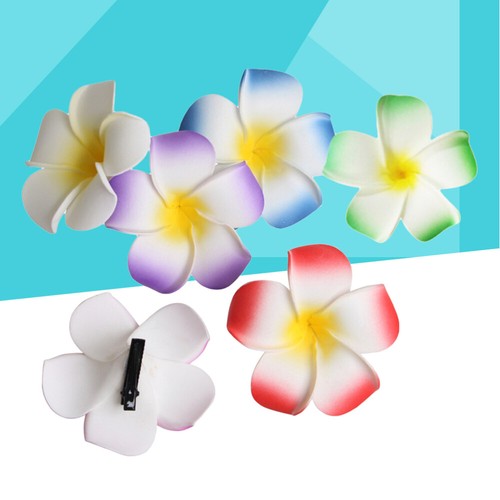12 Pcs Hairpin Bridesmaid Hawaii Flower Clip Cute Clips Floral Pins - Picture 7 of 12