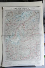 ATLAS STRAD. D'ITALIA DEL T.C.I - DOMODOSSOLA - SEMPIONE - ADVERTISING ERA