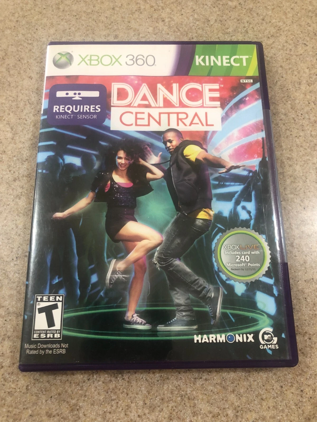 Video DVD Game Dance Central Microsoft Xbox 360 from  2010