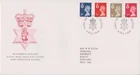 GB ROYAL MAIL FDC 1990 NORTHERN IRELAND MACHIN DEFINITIVES 17p-37p BELFAST PMK