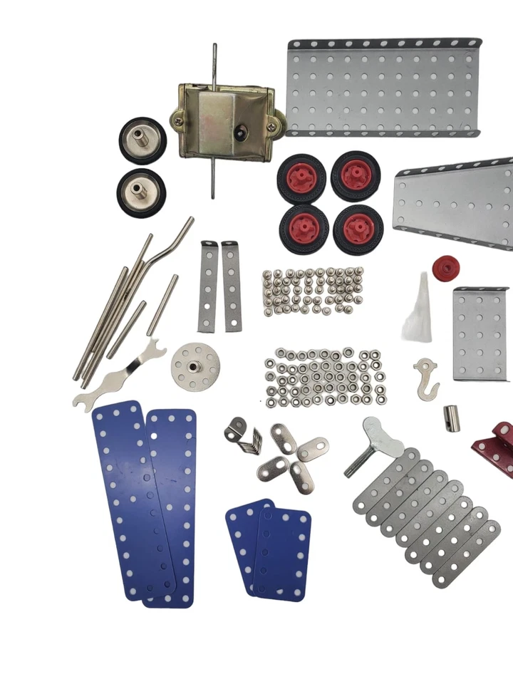 Schylling стали строитель металлический строительный набор 168 штук 16 моделей инструкции - Изображение 2 из 4