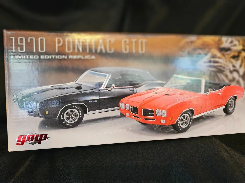 GMP 1970 Black Pontiac GTO 1:24 Scale Inv. #1282 - Image 2 of 4