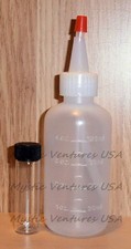 1 Snuffer Bottle, 1 BIG Vial GOLD Prospecting Pan Sluice Tools