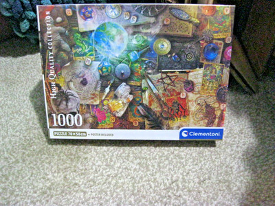 CLEMENTONI 1000 PIECE PUZZLE MALEFICIUM NEW 2026 PUZZLE IN HAND CHECK OTHERS OUT