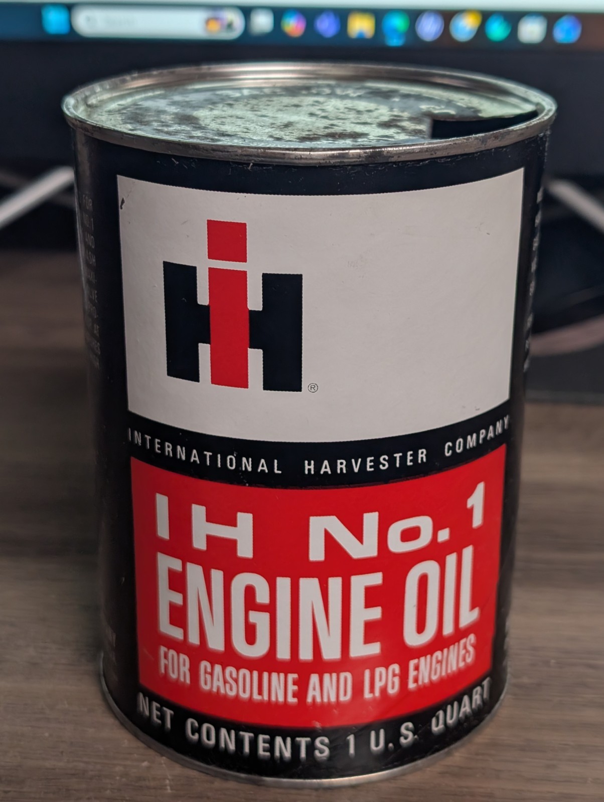 Vintage International Harvester No.1 Engine Oil For Gasoline And LPG Engines...