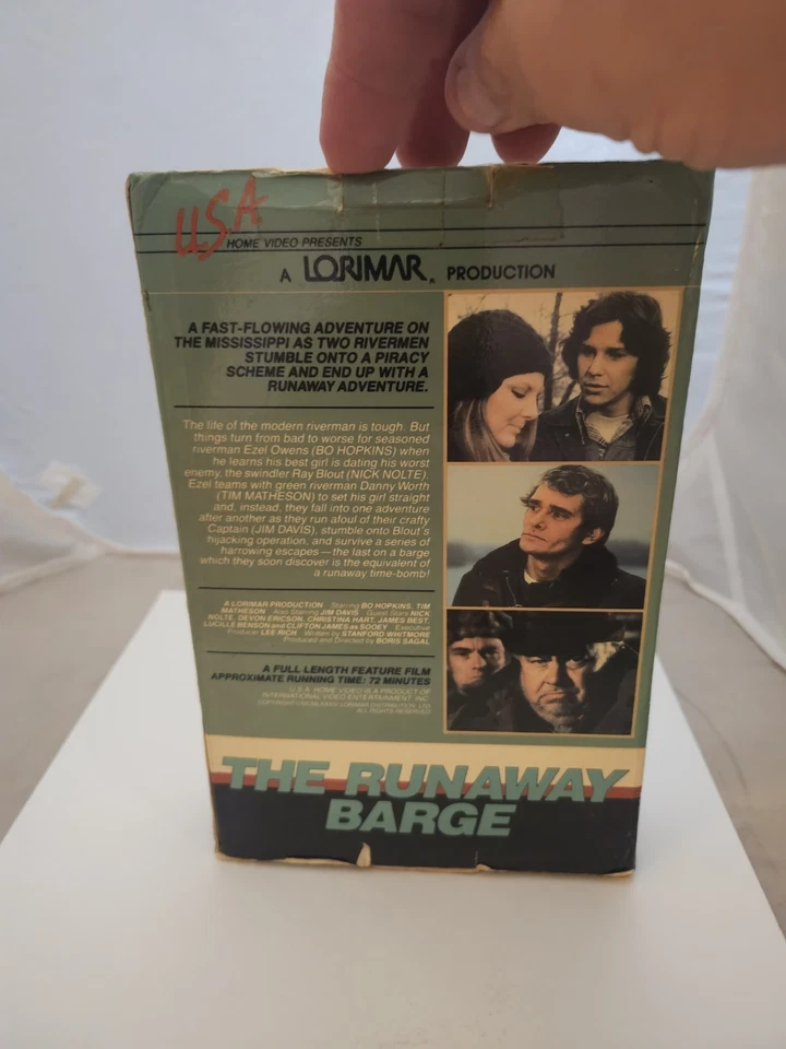 The Runaway Barge Beta Max Nick Nolte Jim Davis Bo Hopkins Tim Matheson 1975 Foto 3 de 4