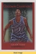 2021 Upper Deck Goodwin Champions Platinum Red Isaiah Todd #4 READ 0o6v
