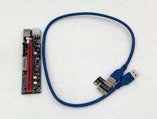PCI-E 1x to 16x Powered USB3.0 GPU Riser Adapter Card Board Cable MT041122g