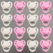 16pcs Magnetic Pacifiers Dummy for Reborn Newborn Baby Dolls DIY Accessory Gift