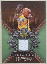 Chris Paul 2007-08 Upper Deck Artifacts Game-Used Jersey SP Card🏀HORNETS🏀
