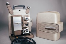 Bell  Howell Autoload 8mm Film Projector - Model 266a - Bulb/Motor Tested