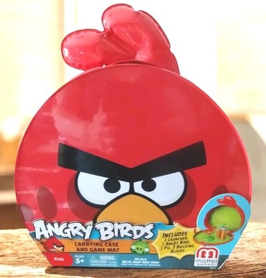 Mattel ~ Angry Bird ~ Red Carrying Case With Accessories ~ New In Box