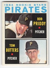 Pirates Rookie Stars (Bob Priddy / Tom Butters) RC 1964 Topps #74 GD