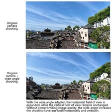 0.75x Wide-Angle Lens for Insta360 Luna Pro Ultra, 108  FOV Ultra Wide Adapter
