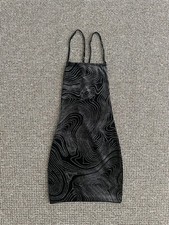 H&M Divided Black And Silver Dress