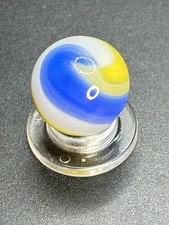 Vintage UV Active Akro Prize Name Corkscrew Marble 0.629