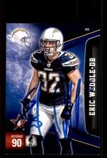 Signed Football Card Auto Eric Weddle 2011 Panini Adrenalyn XL #253 Chargers