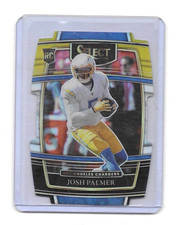 2021 Panini Select 66 RC Josh Palmer Black and Gold Prizm Die-Cut
