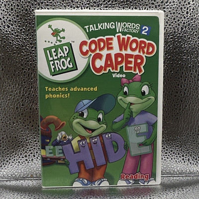 LeapFrog Talking Words Factory 2: Code Word Caper DVD Educational NR