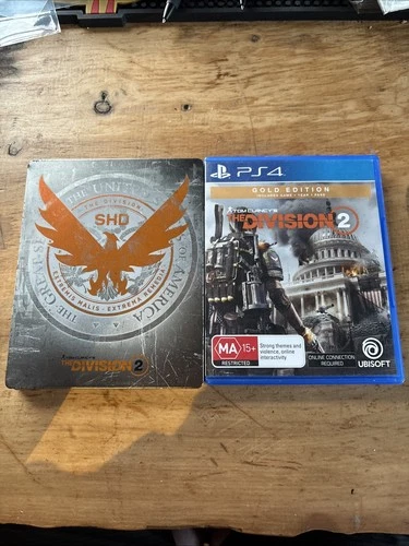 Tom Clancy's The Division 2 Gold Edition PS4 Game + Steelbook Complete FreePost