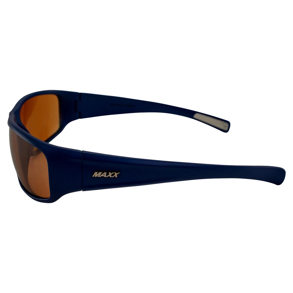 Gafas de sol Maxx Major Golf Deportivas Montar Conducción Azul Marino/Blanco con Alto Foto 3 de 4