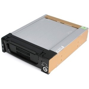 Startech Aluminium schwarz SATA Festplatte Schublade Aufbewahrung mobiles Rack schwarz 1 x HDD