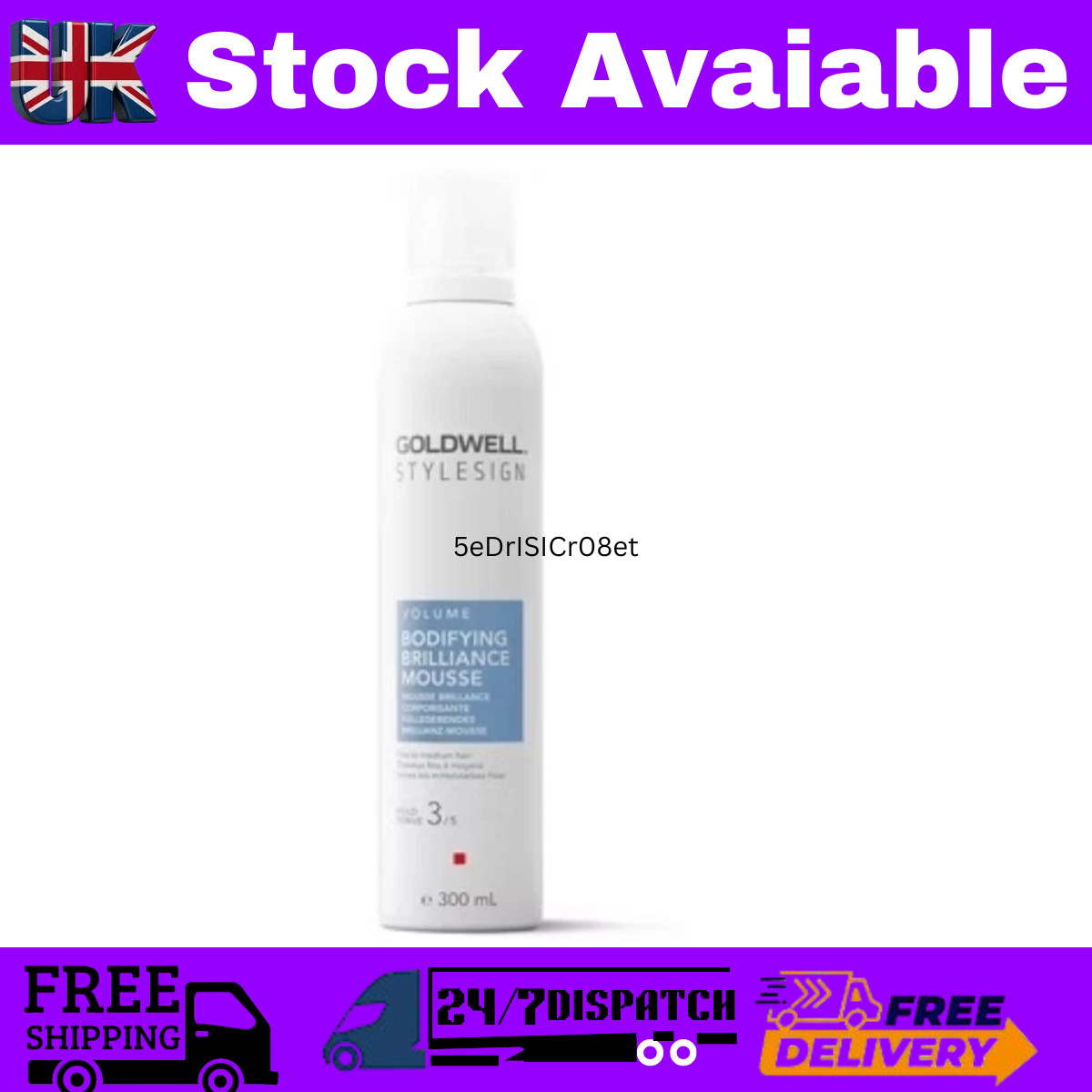 Goldwell Stylesign Volume Bodifying Control Mousse 300ml Hold 4/5