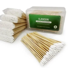 500PCS Precision Gun Cleaning Swabs, 6 Inch 500PCS-Pointed Stored in Case 