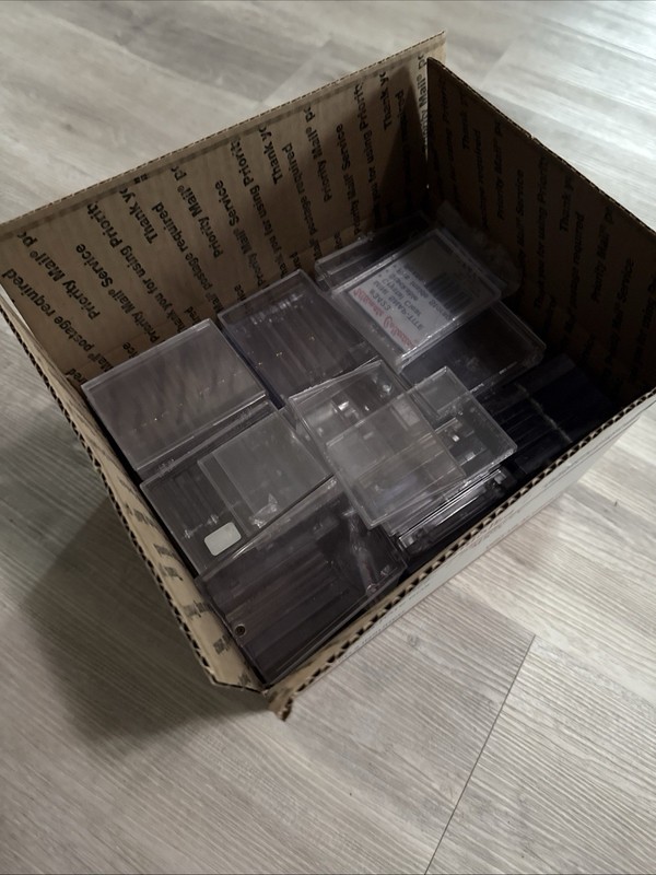 12 Lb Lot of Used Card Holders Mag Magnetic Cases - Various Sizes