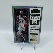2022-23 Contenders Conference Finals Ticket 75 /75 Khris Middleton #37 BOOKEND