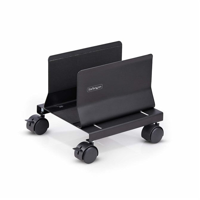 StarTech.com Computer Tower Cart Rolling Mobile CPU Caddy on Wheels Casters Max