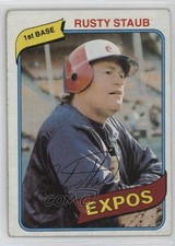 1980 Topps Rusty Staub #660 0kz8