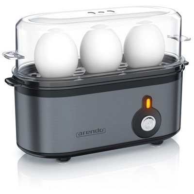 arendo - Elektrischer Eierkocher, Automatischer Herd mit Warmhaltefunktion für 1 C 