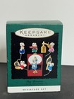 1995 Hallmark Miniature Ornament Tiny Treasures Set of 6