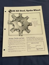 FWD "SU" All Steel, Spoke Wheel Four Wheel Drive Auto Co. Dealer Sales Brochure