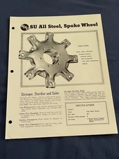 FWD "SU" All Steel, Spoke Wheel Four Wheel Drive Auto Co. Dealer Sales Brochure