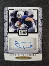 2021 SAGE AUSTIN TRAMMELL RC Autograph Rookie Card Auto Rice University A166