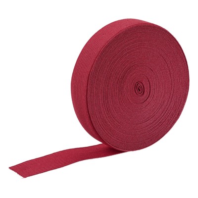 Elastic Bands for Sewing 0.8'' 10 Yard Red Knit Elastic Spool